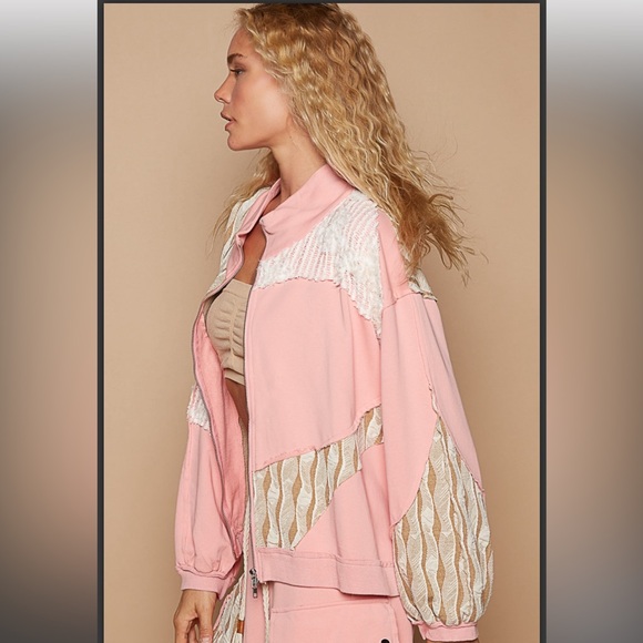 113 ❤️ POL Roomy fit wavy patch jacket and pant set - Picture 8 of 10